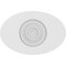 Ekena Millwork Standard Dalton Bullseye Rosette with Square Edge, 6"W x 4"H x 1/2"P ROSP060X040X050DAL02 - alternate 3